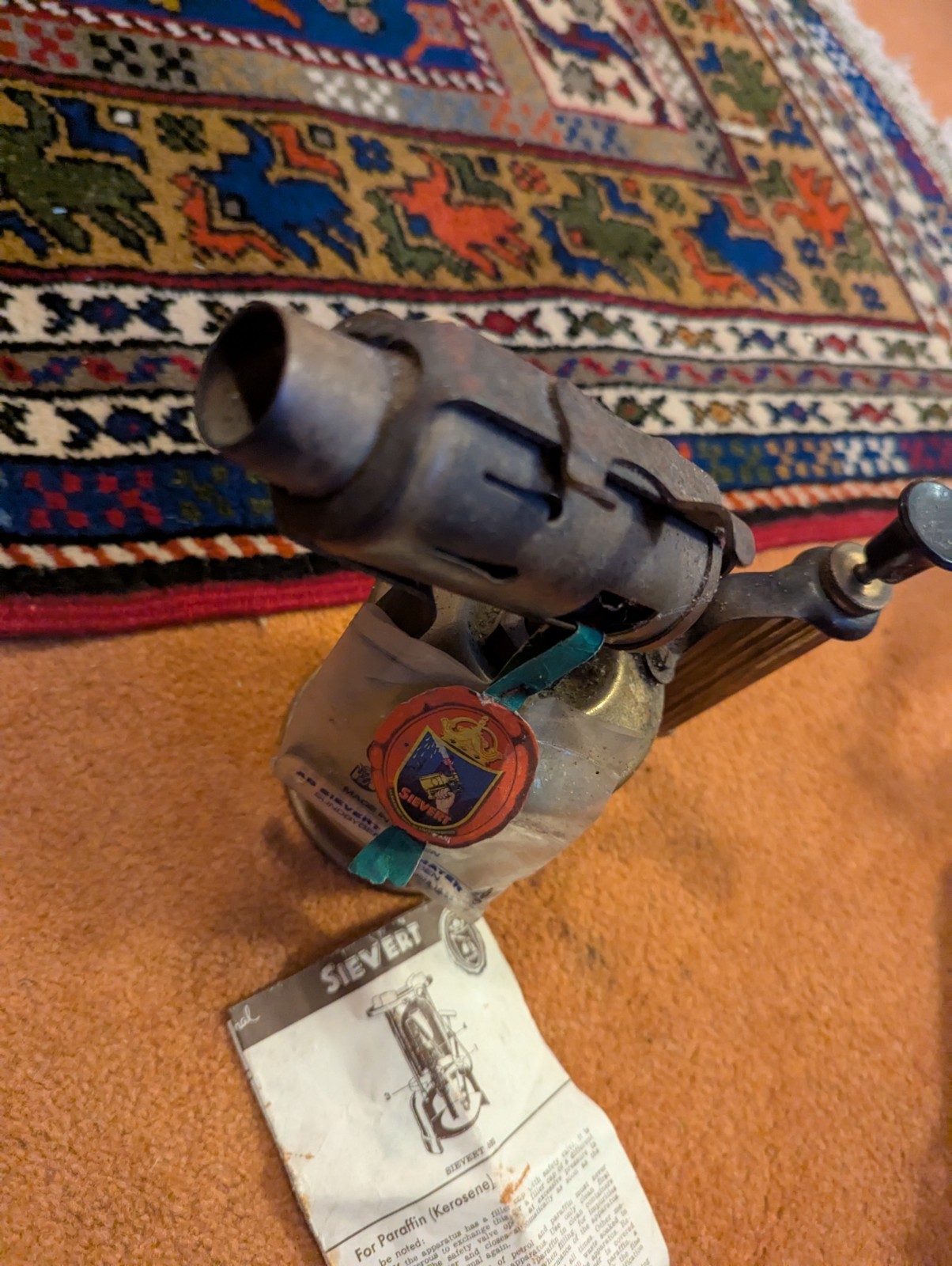 Ultra Rare Complete Sievert 592 Blow Torch Set – Original Label, Manual & Spares
