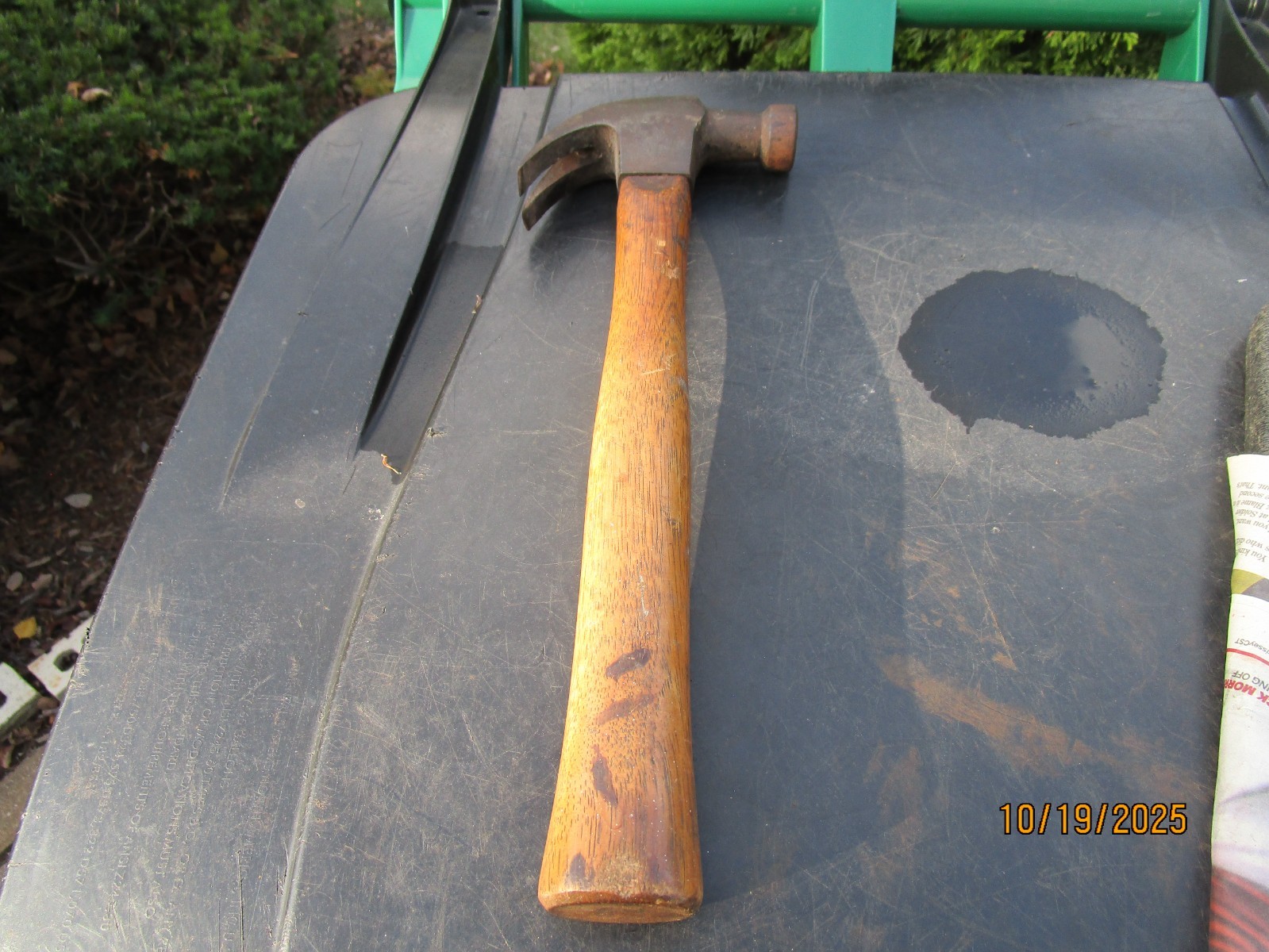 Vtg Standard Claw Hammer 16 Ounces