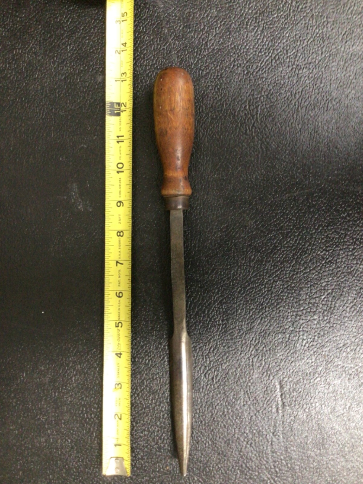 Vtg Antique 1929 KRAEUTER Bearing Scraper Wood Handle 1202 – 13″