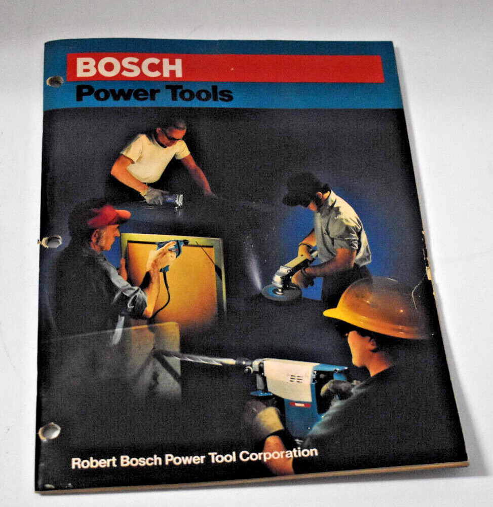 Vtg. 1980 Bosch Power Tools Catalog
