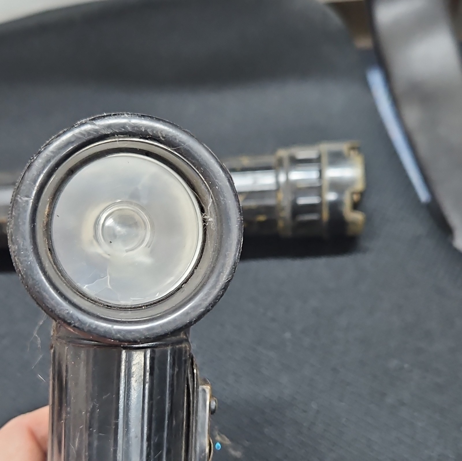 Lot Of 2 Vintage Flashlights Maglite Black Flashlight Lot: M-99 III