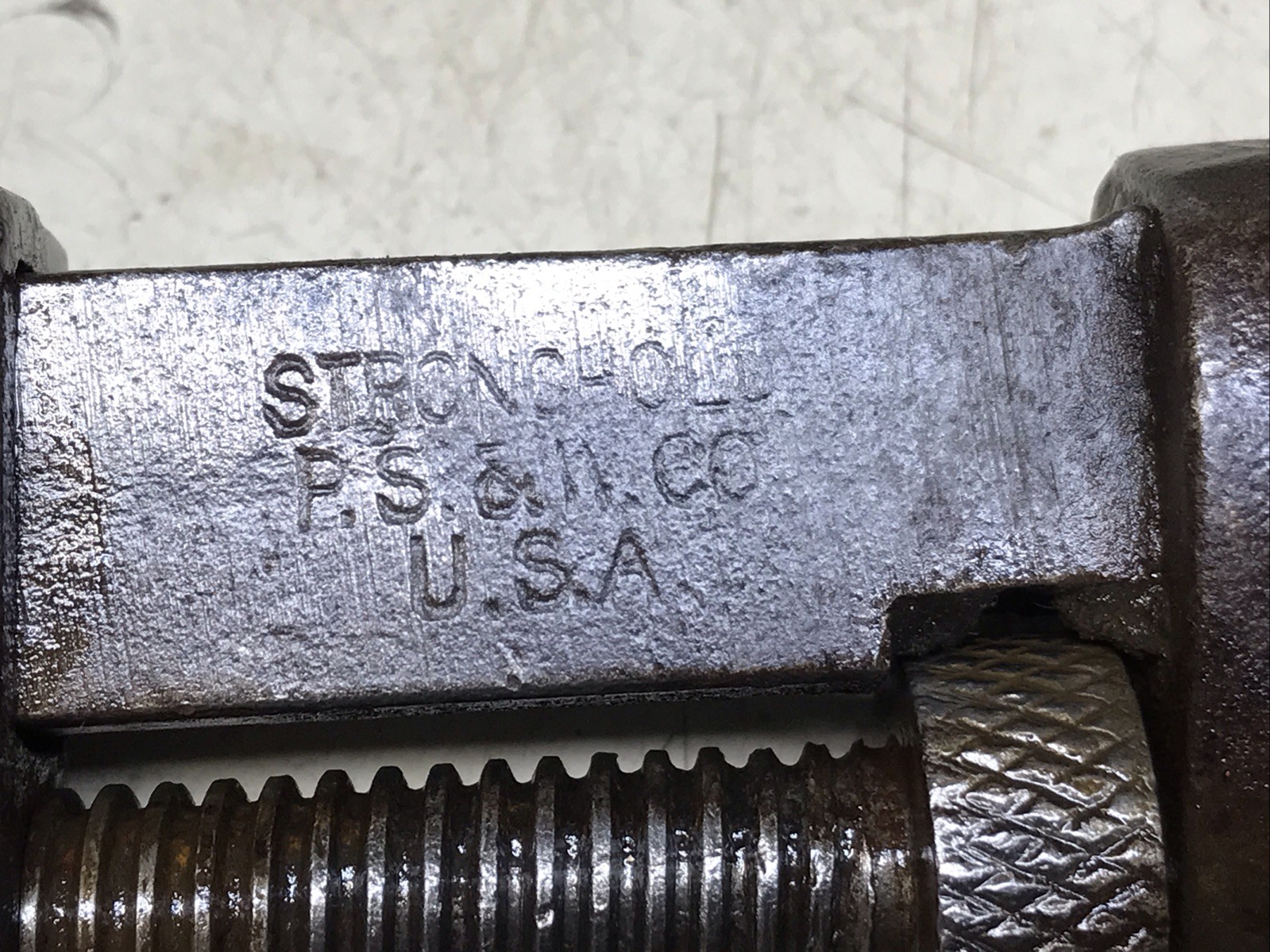Antique Lot of 4 Monkey Wrench Lot 6.5, 8, 10, And 12”, The 2 Large Are Coes
