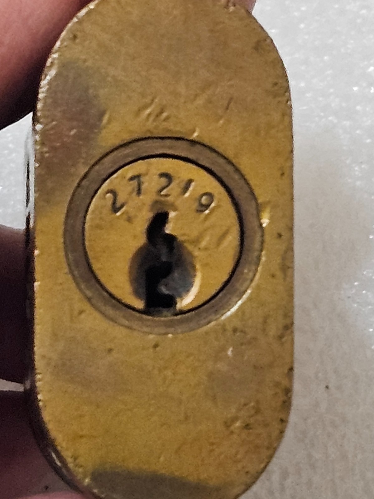 Vintage Lot of 3 Brass Yale Padlocks, 2 with no key, 1 with a key and PS813 key
