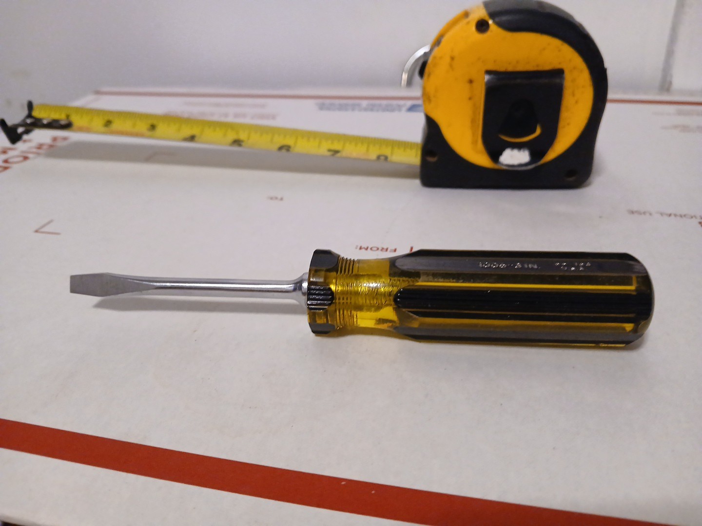 Vintage NOS Stanley 100 plus 3/16” tip x 3” screwdriver 1006-3in (66-163) USA D