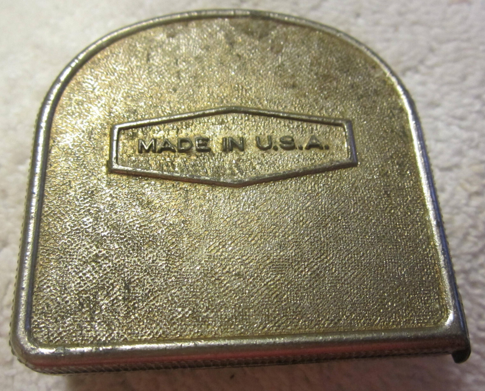 6′ ad WESTCRAFT GOLDEN RULE Western Auto Stores Tape Measure USA 4H6530 VTG tool