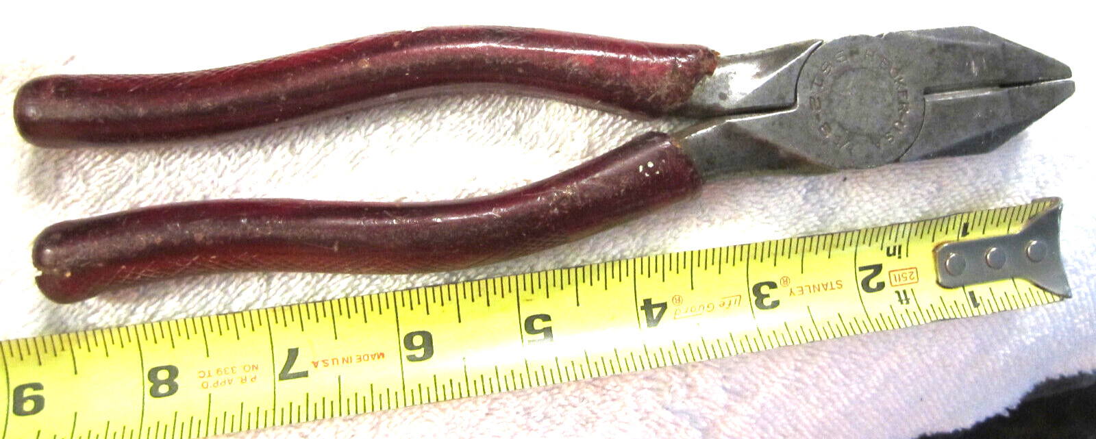8 3/4″ 9612 ad H Boker USA Sidecuts,lineman’s pliers,tool electrician vtg