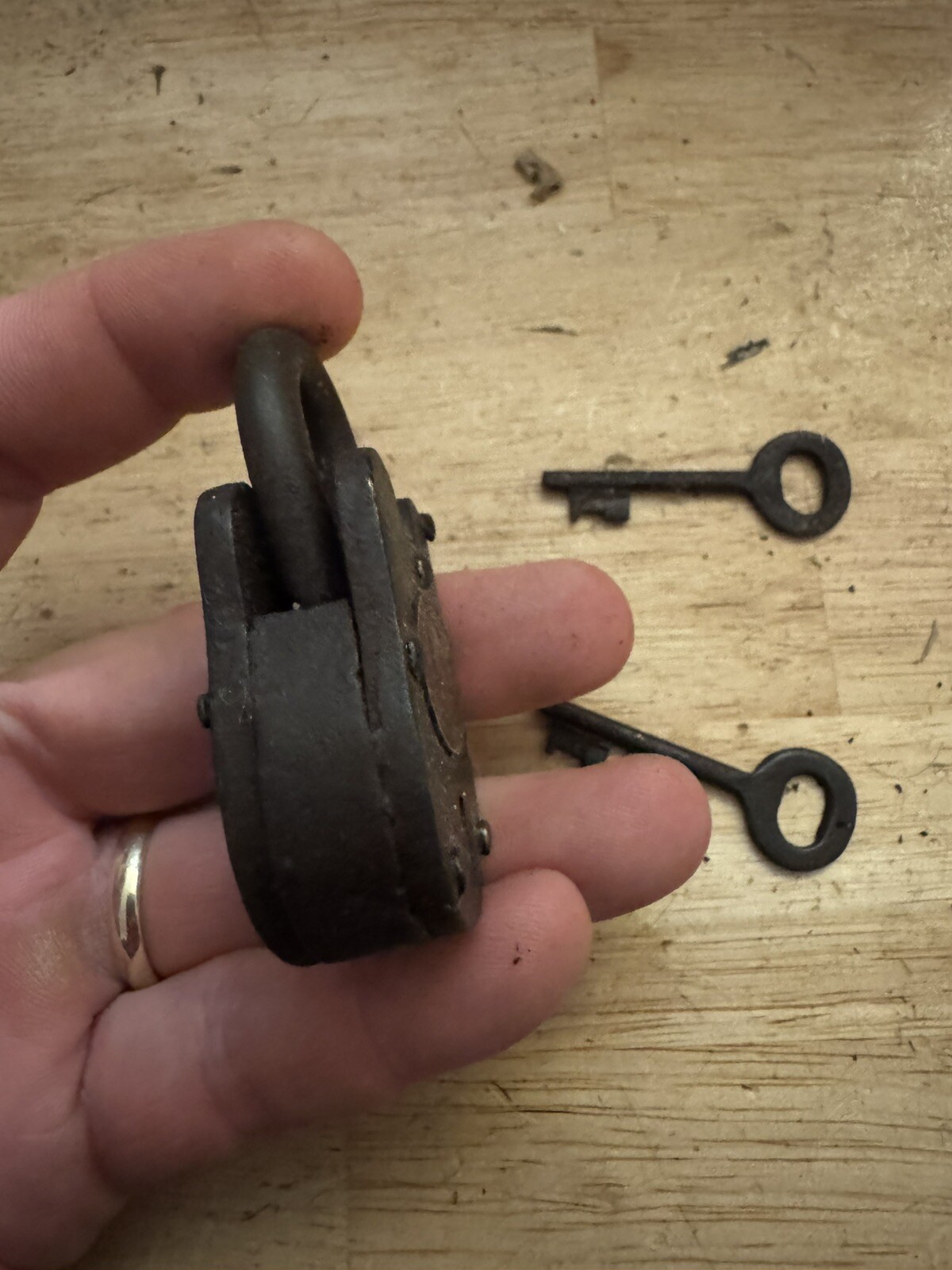 Winchester Padlock Key Set Gunsmith Lock 1.5LB+ Blacksmith Gun Rifles Collector