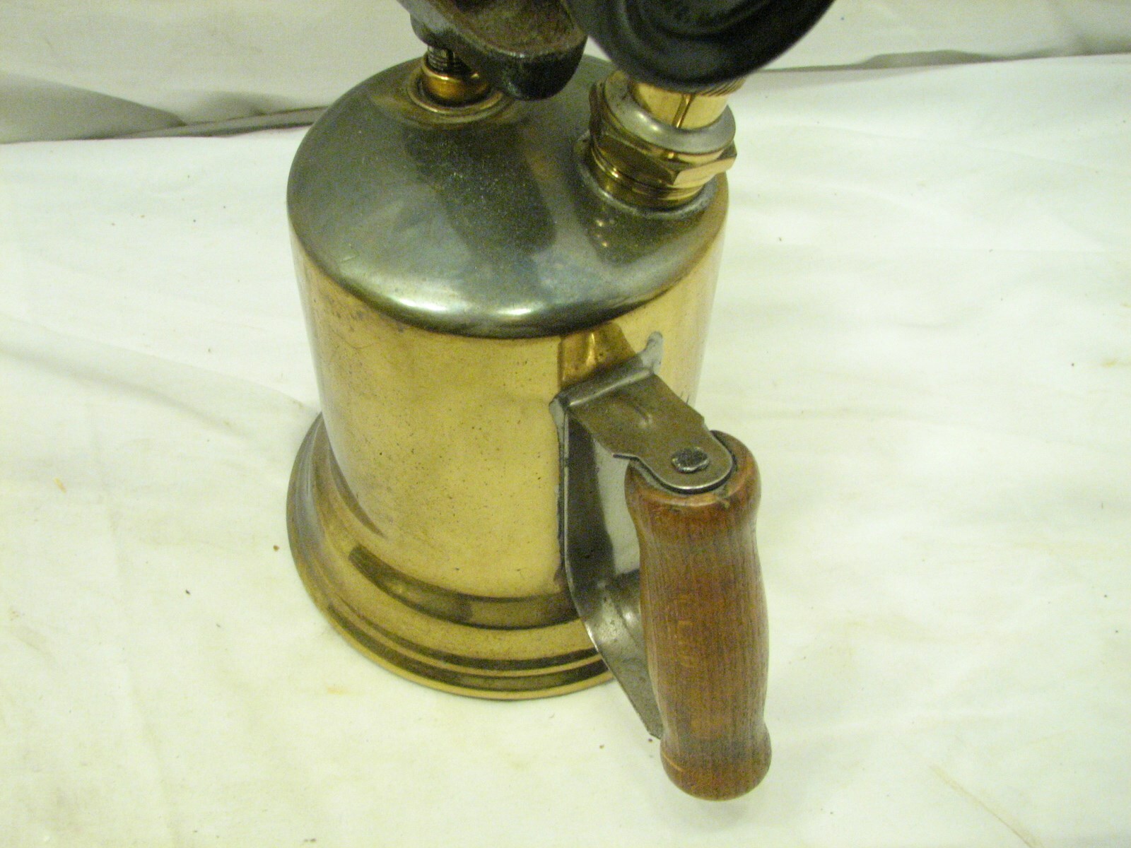 Vintage Otto Bernz Gas Blow Torch Table Lamp Light Tool Man Cave Decor