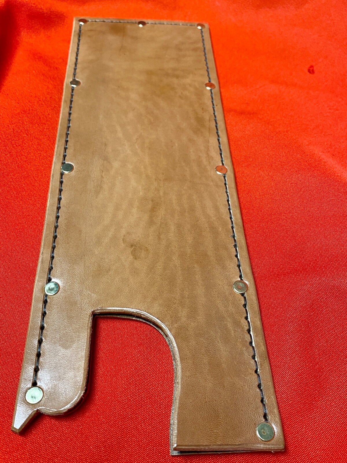 Florip Tool Works 10″ Dovetail Saw Cowhide Saw Blade Cover Hand Made in USA