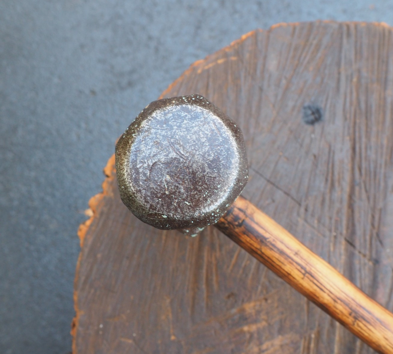 MONSTER 8LB STRIKERS “SLEDGE” HAMMER RR BLACKSMITH ANVIL FORGING VINTAGE VISE