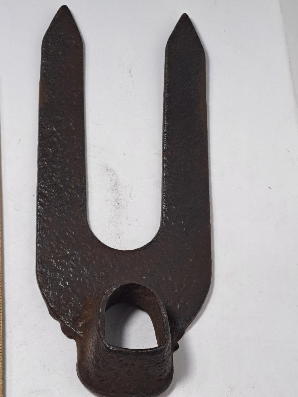 Old Vintage Garden Tool Head 2 Prong Cottage Core