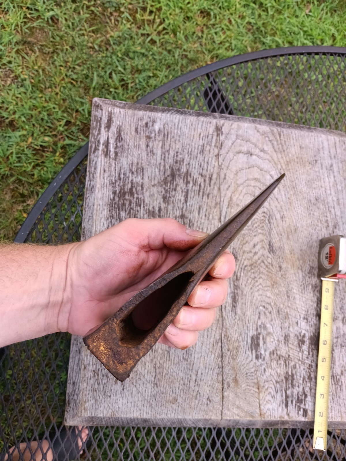 Antique Single Bit Axe Head 3 lbs 8 oz