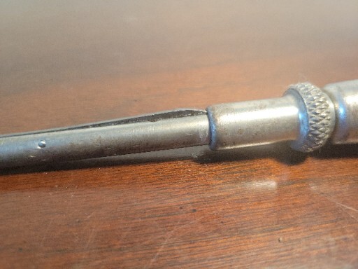 Vintage JIFFY-TITE SCREWDRIVER MILLEN MFG. CO Water St. BOSTON USA Very Nice!!