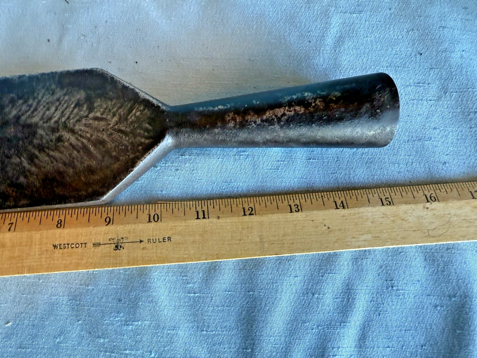 Antique Peck Stow Wilcox Carpenters Chisel Slick 3 Inches Socket Tang Pexto