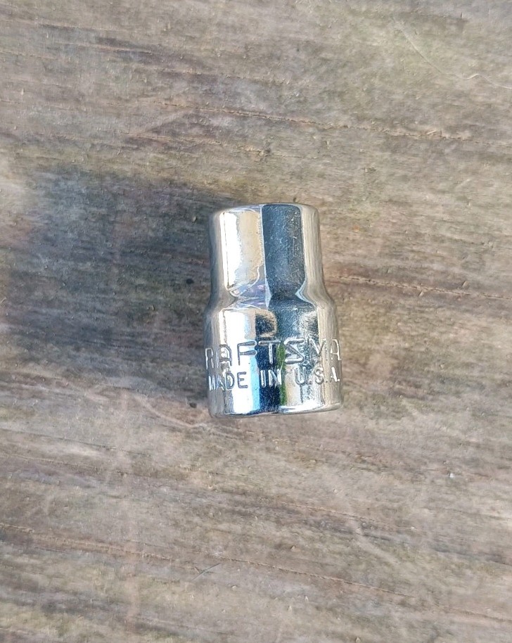 Vintage Craftsman 3/8″ 12 Point Shallow Socket 3/8″ Drive EE 44331 USA