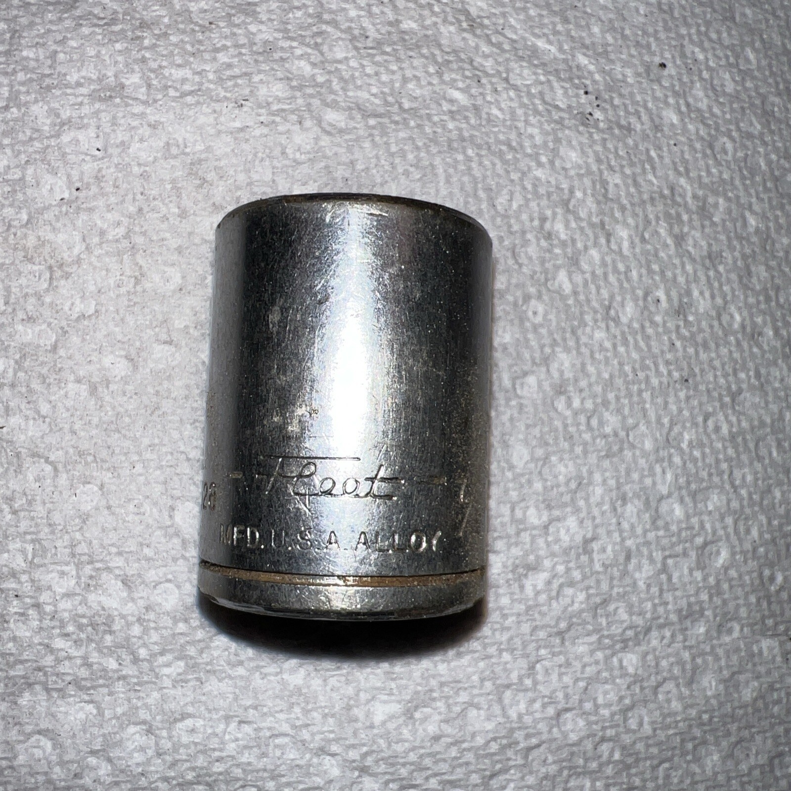 Vintage Fleet 1628 Twelve Point 7/8 Socket 1/2 Drive Made in USA