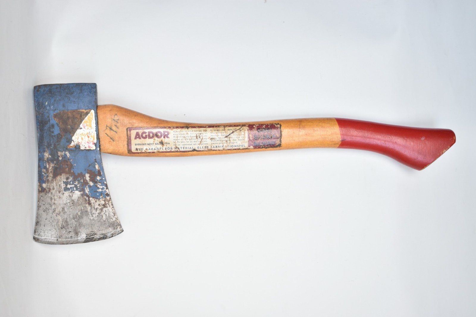 Vintage Original Swedish Hults Bruk Agdor Hatchet Axe 0.6kg