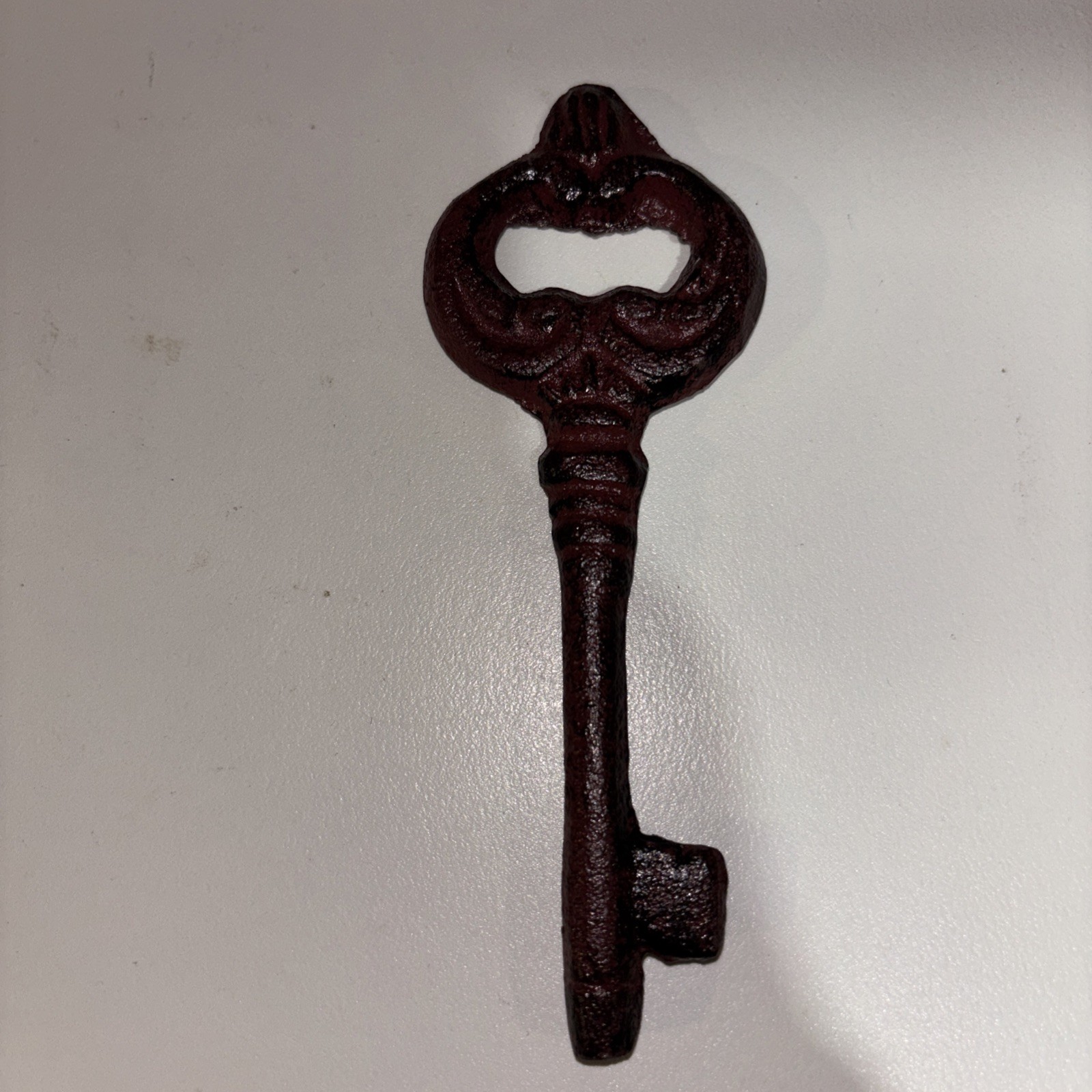 Cast Iron Set of 5 Colored Jailer’s Keys on Ring