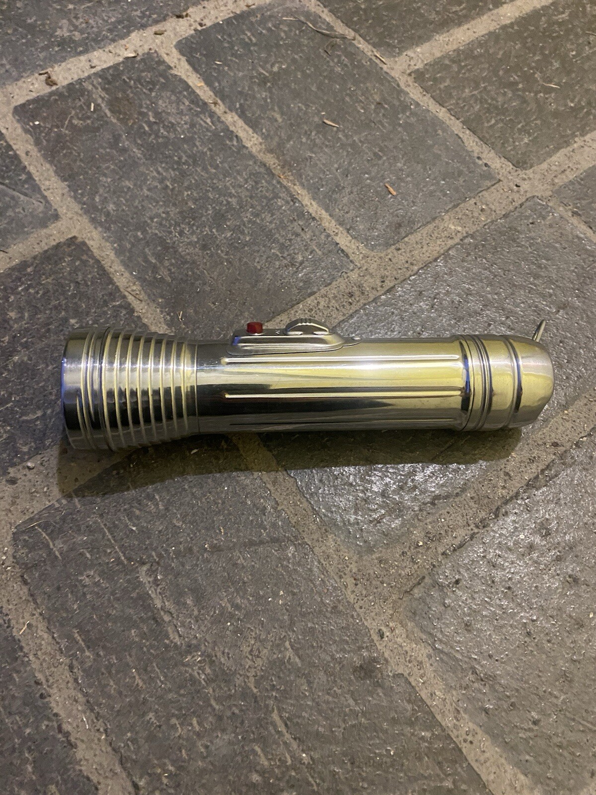 Ash Flash Metal Flashlight Hand Held Tool Hong Kong British Empire Vintage