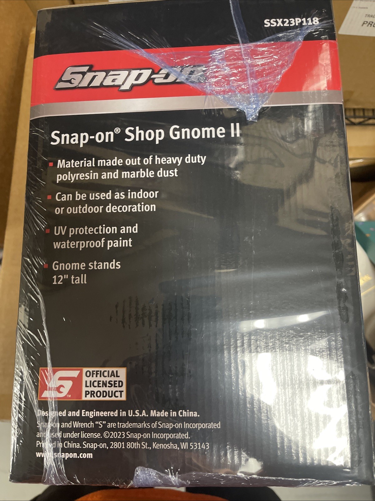 Snap On Tools Shop Gnome II SSX23P118 Collectible Sealed New in Box
