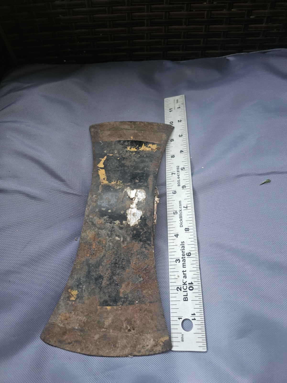 Vintage Unbranded Double Bit Axe, 3.8 Pounds Pre Owned Condition #8