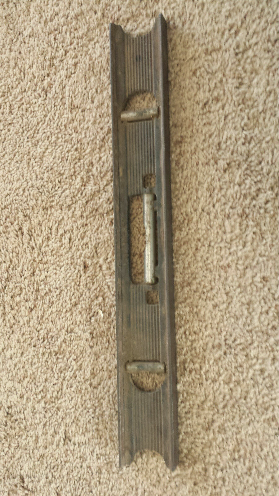 Antique 18″ Black Stanley No. 36 Metal Level