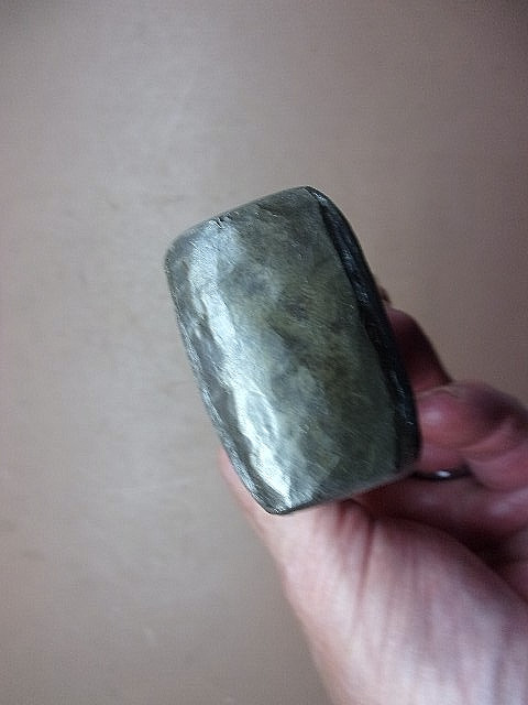 Primitive Hand Forged IRON WEDGE 1 Lb. 12 Oz. for Tree Bucking 7 3/4″ x 1 1/2″