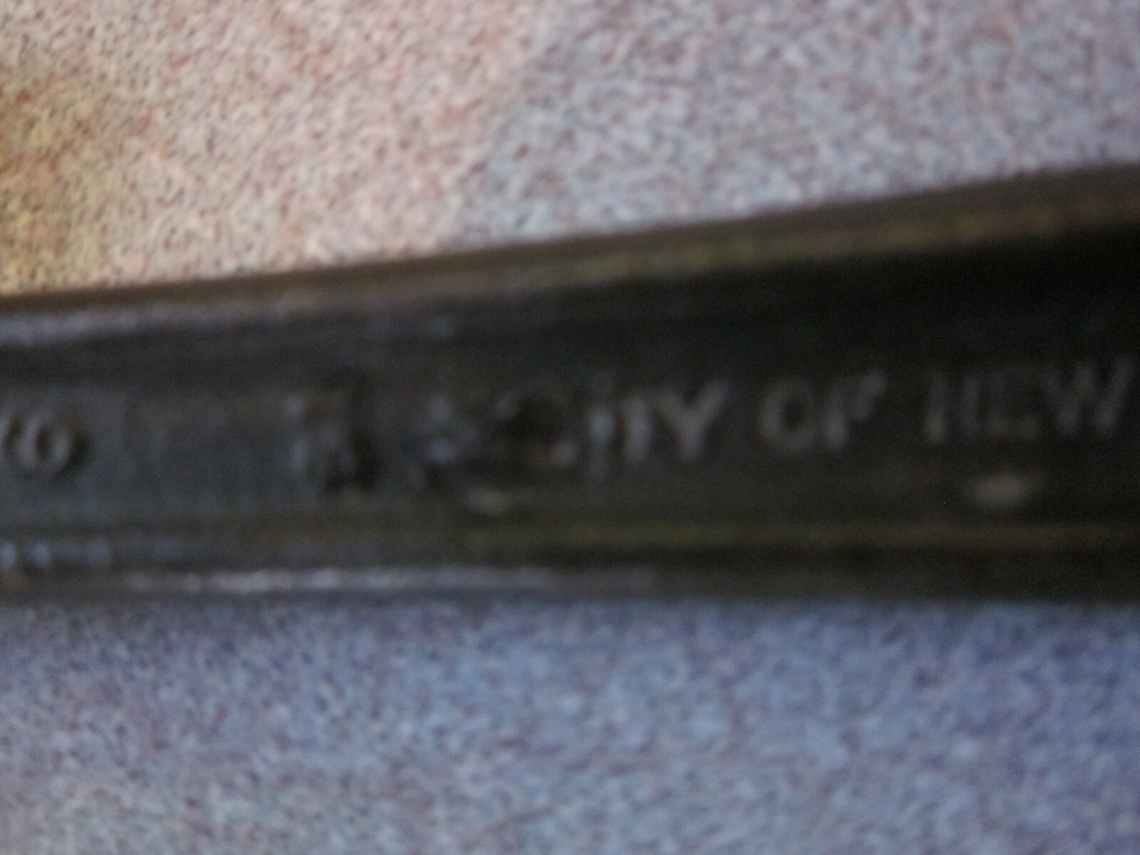 VINTAGE WALCO WRENCH CITY OF NEW YORK TOOL TRANSIT SUBWAY POLICE FIRE DEPARTMENT