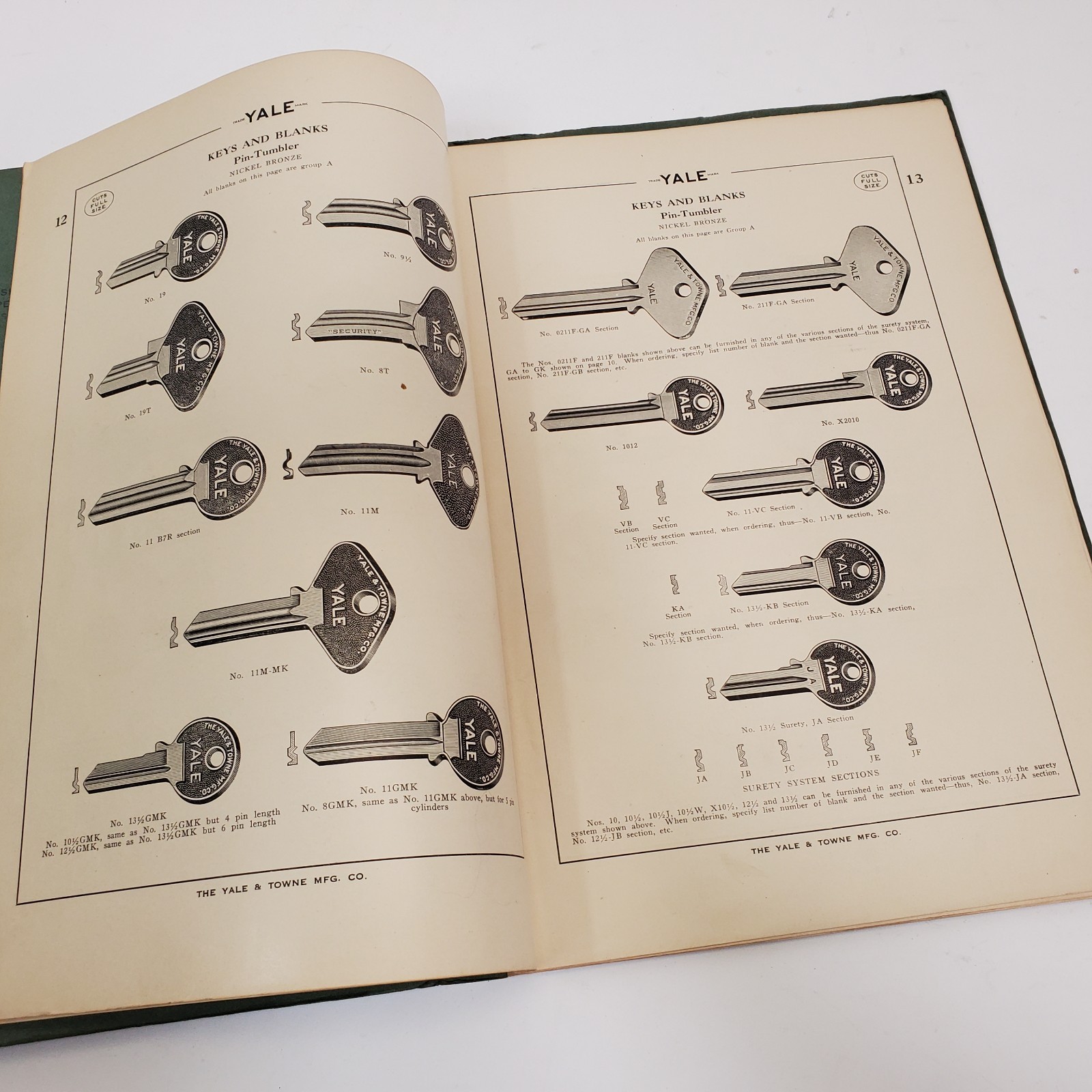 Vintage 1940s Yale & Towne Locksmith Trade Catalog Collection Lot 5 Industrial