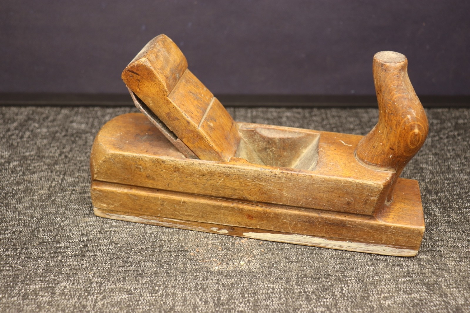 Vintage JOH WEISS, AUSTRIA RAMSHORN HAND PLANE ARTS & CRAFTS WOOD TOOL