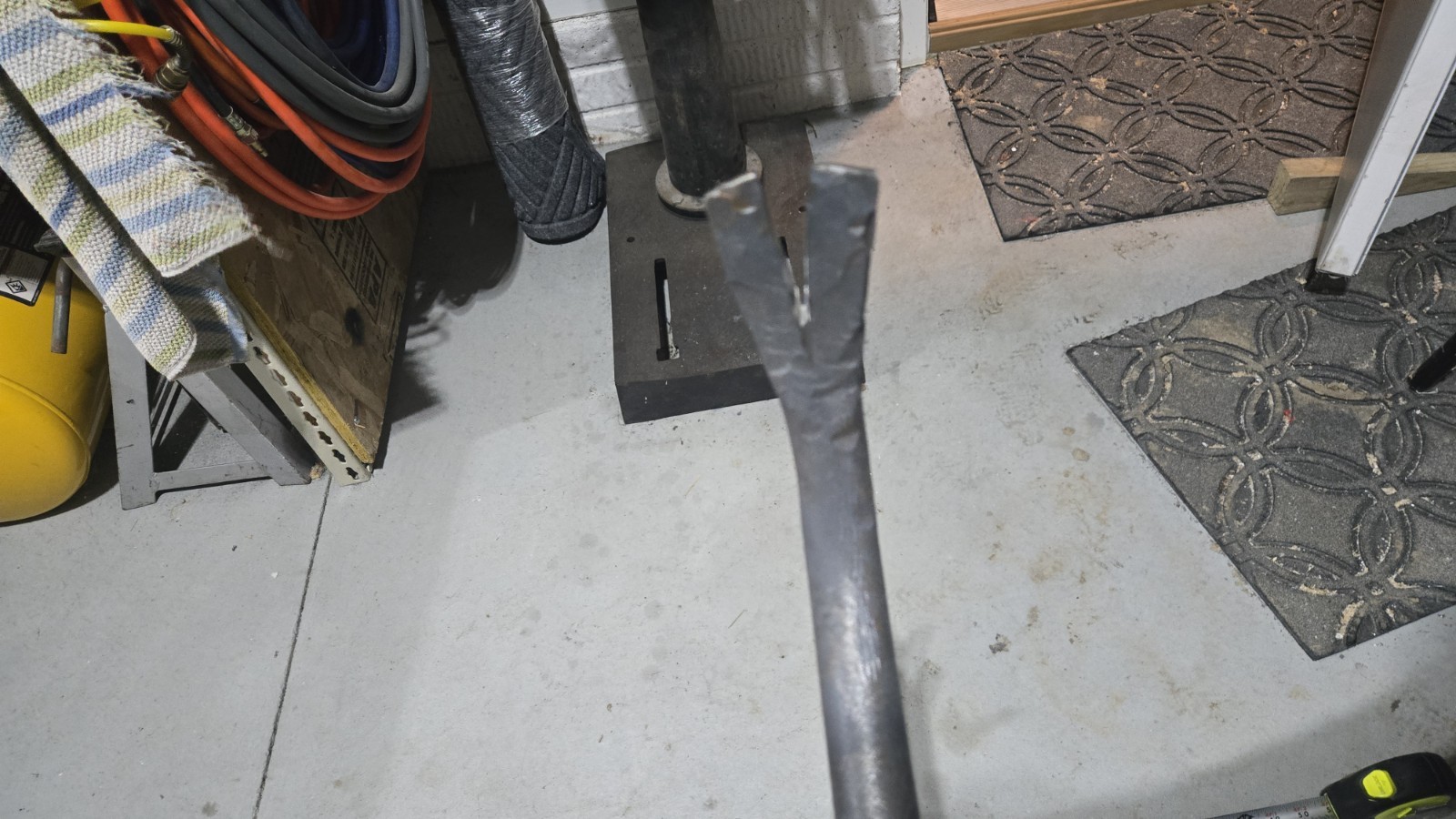 Hand Forged 4ft Crowbar – Blacksmith Made | Wrecking Bar | Unique Vintage Tool
