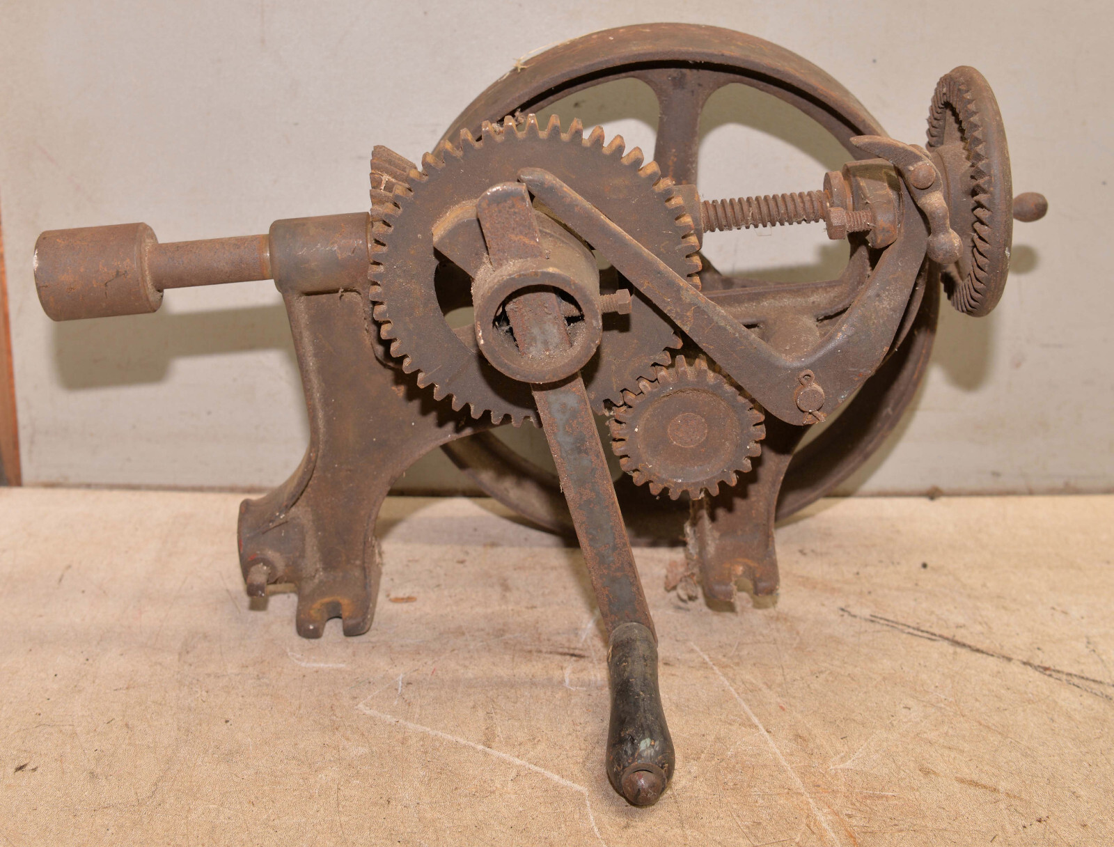 Blacksmith post drill press Buffalo Forge No 65R collectible antique metal tool