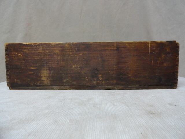 PS&W Axe Lath Hatchet Box Wood Shipping Crate w/ Full Original Color Label PEXTO
