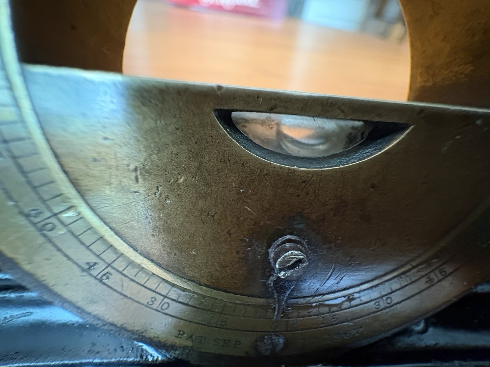 Vintage Davis Level & Tool Co Machinists Cast Iron Level 24″ Patent 1867