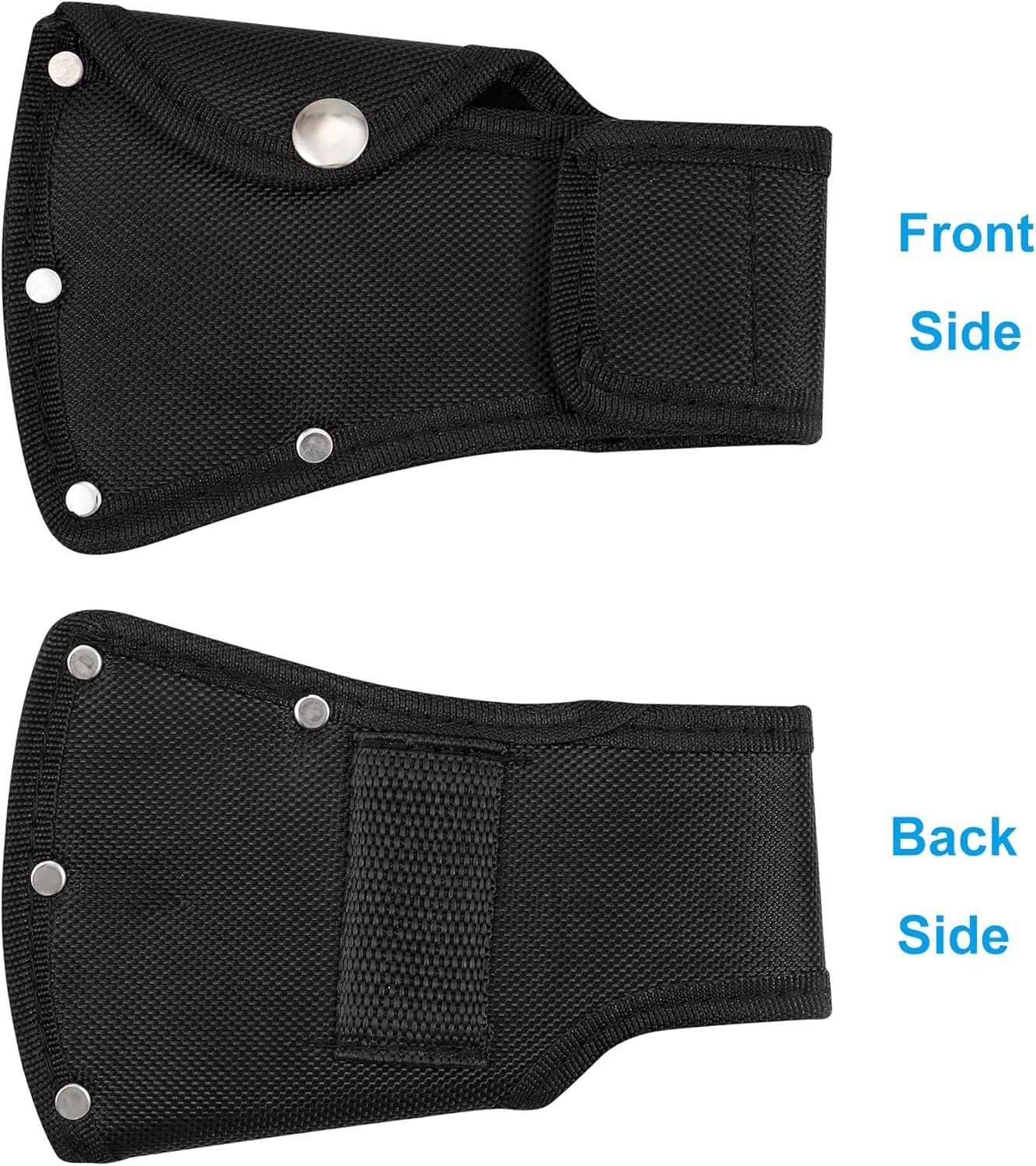 Durable Double Snap Hatchet Head Sheath with Belt Loop for Outdoor Adventures
