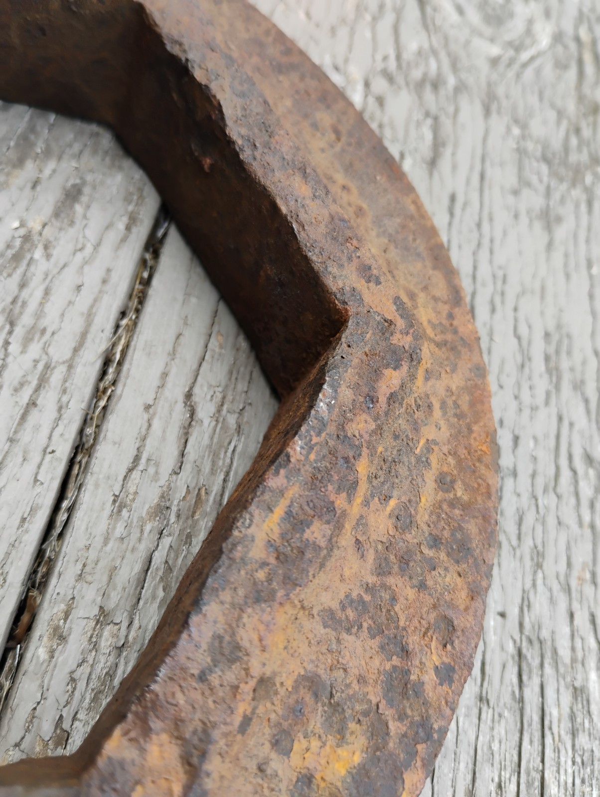 HUGE Antique Standard Oil Co. California Cast Iron Wrench • Industrial Tool