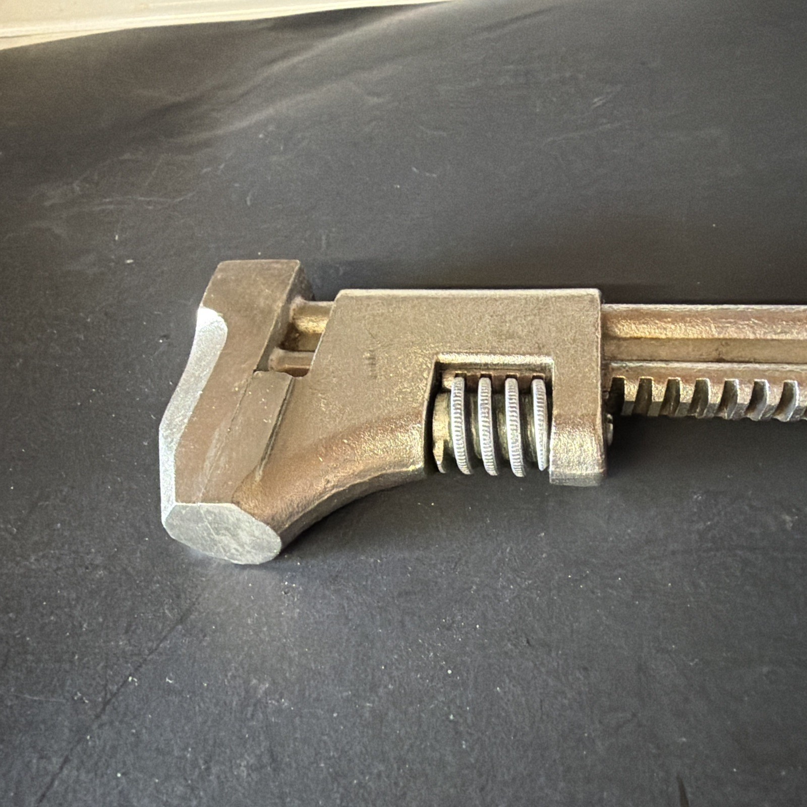 Vintage Diamond Tool and Horseshoe Co. 12 inch Monkey Wrench USA adjustable