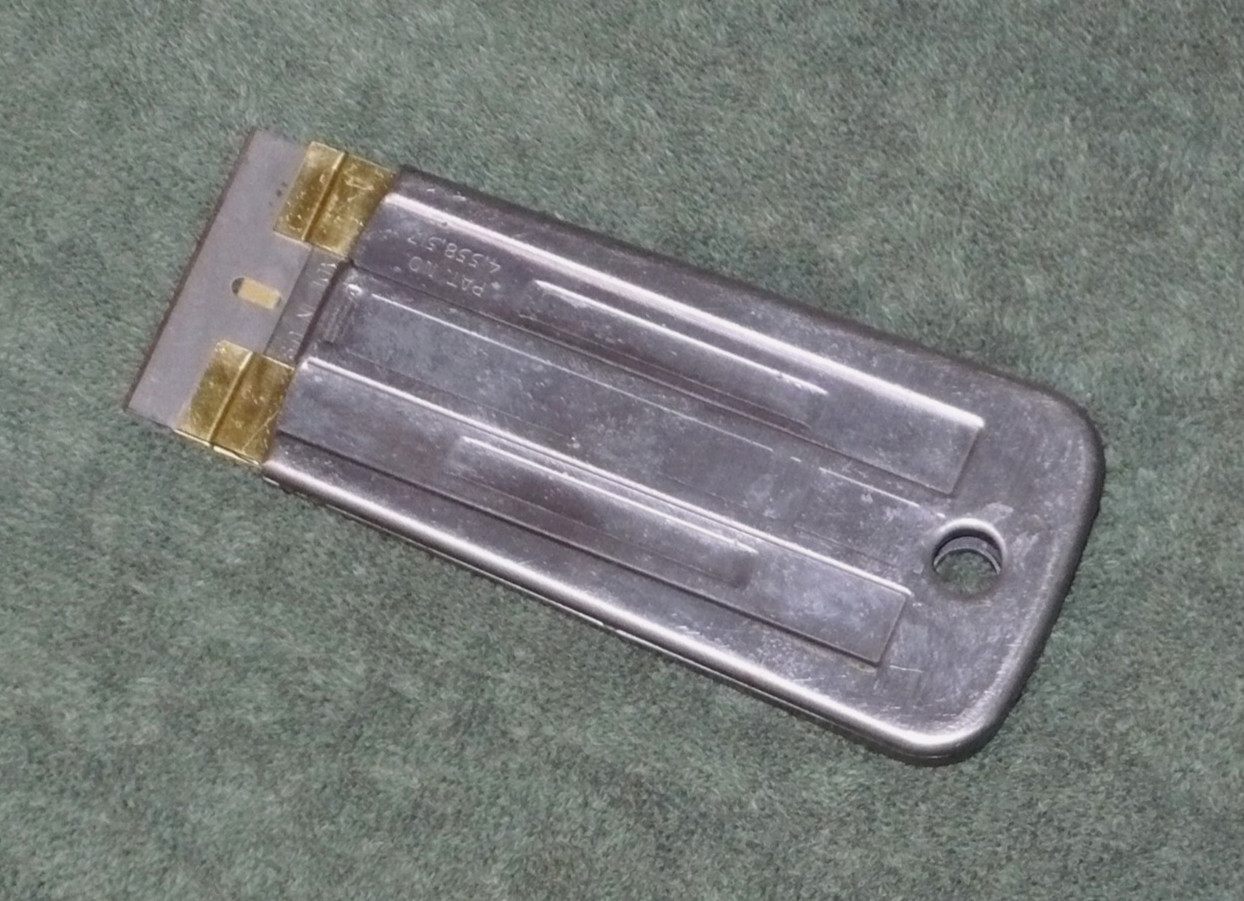 Vtg. Allway Utility Knife ~ Single Edge Razor/Utility Blade Holder~ Made in US A