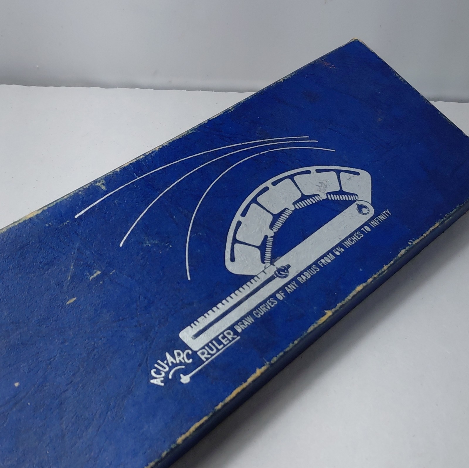 Vintage Hoyle Engineering Co ACU-ARC Ruler for Drawing Curves in Original Box