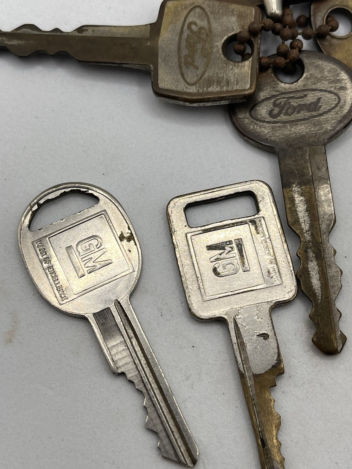 Lot Of 10 Vintage Car Keys GM Ford National Key