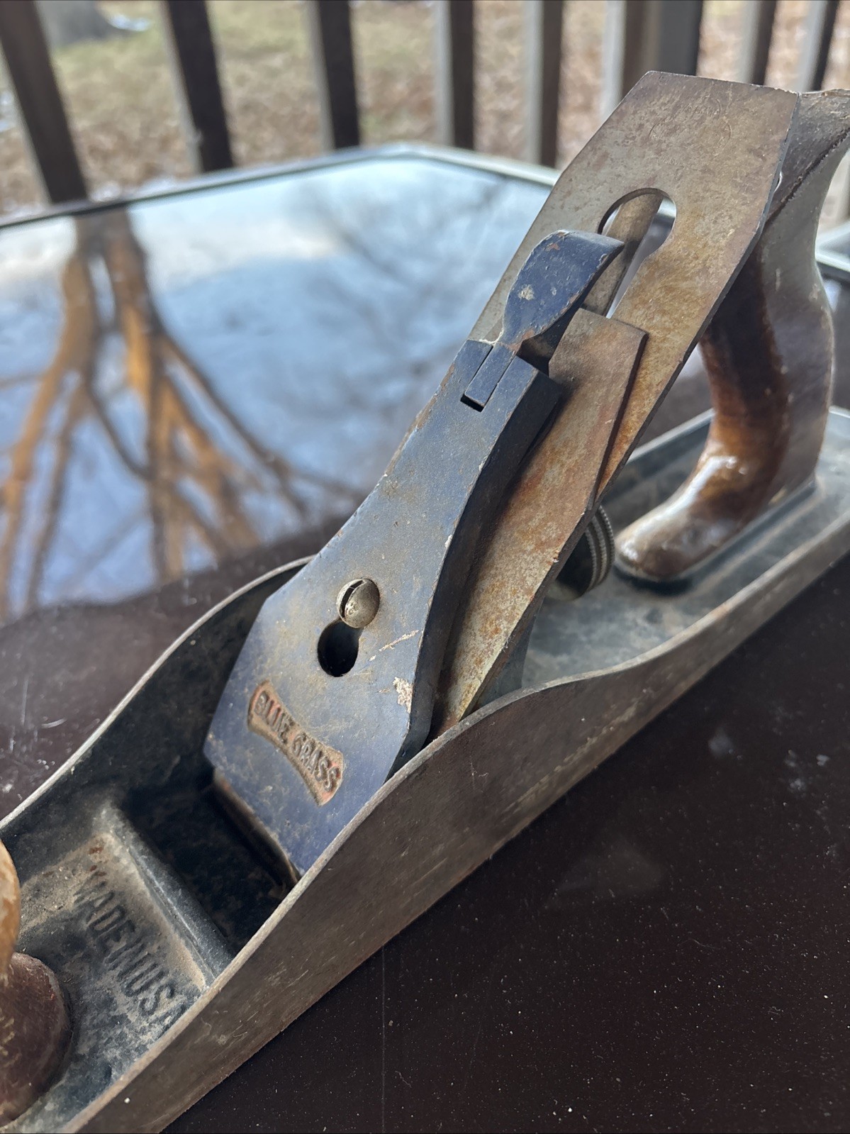 Vintage Bluegrass Hand Plane, Made in USA 14″ x 2 5/8″, 4.5 lbs