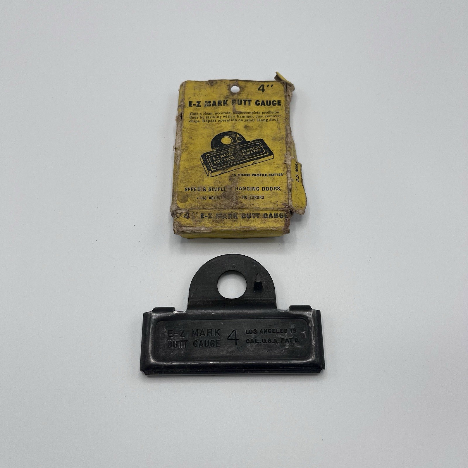 E-Z MARK Butt Gauge 4″ Los Angeles 16 Hinge