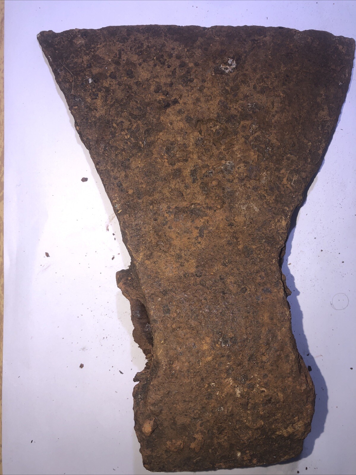 Vintage axe axe of the USSR Metallist. Excavated in Latvia