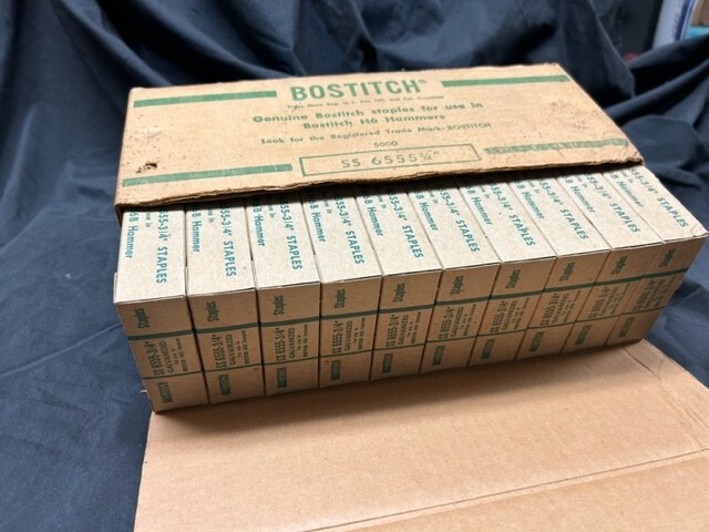 BOSTITCH Case of 5000 SS6555-3/4 galvanized Staples for H 6 B Hammer LQQK! Ds