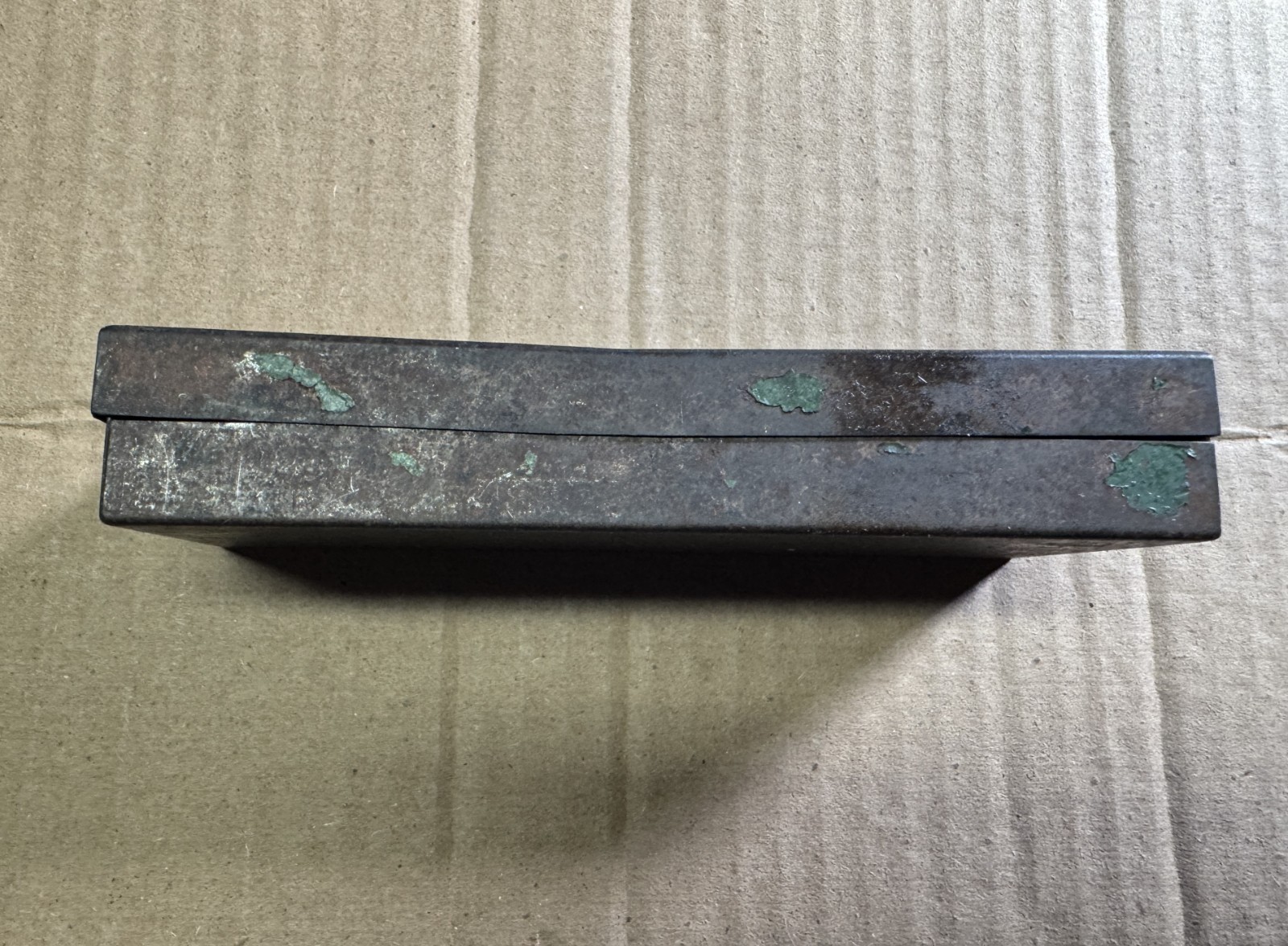 Vintage S-K Wayne Metal Tool Green Socket Box 6-1/2 x 2-3/8 x 1-1/8″ Chicago Ill