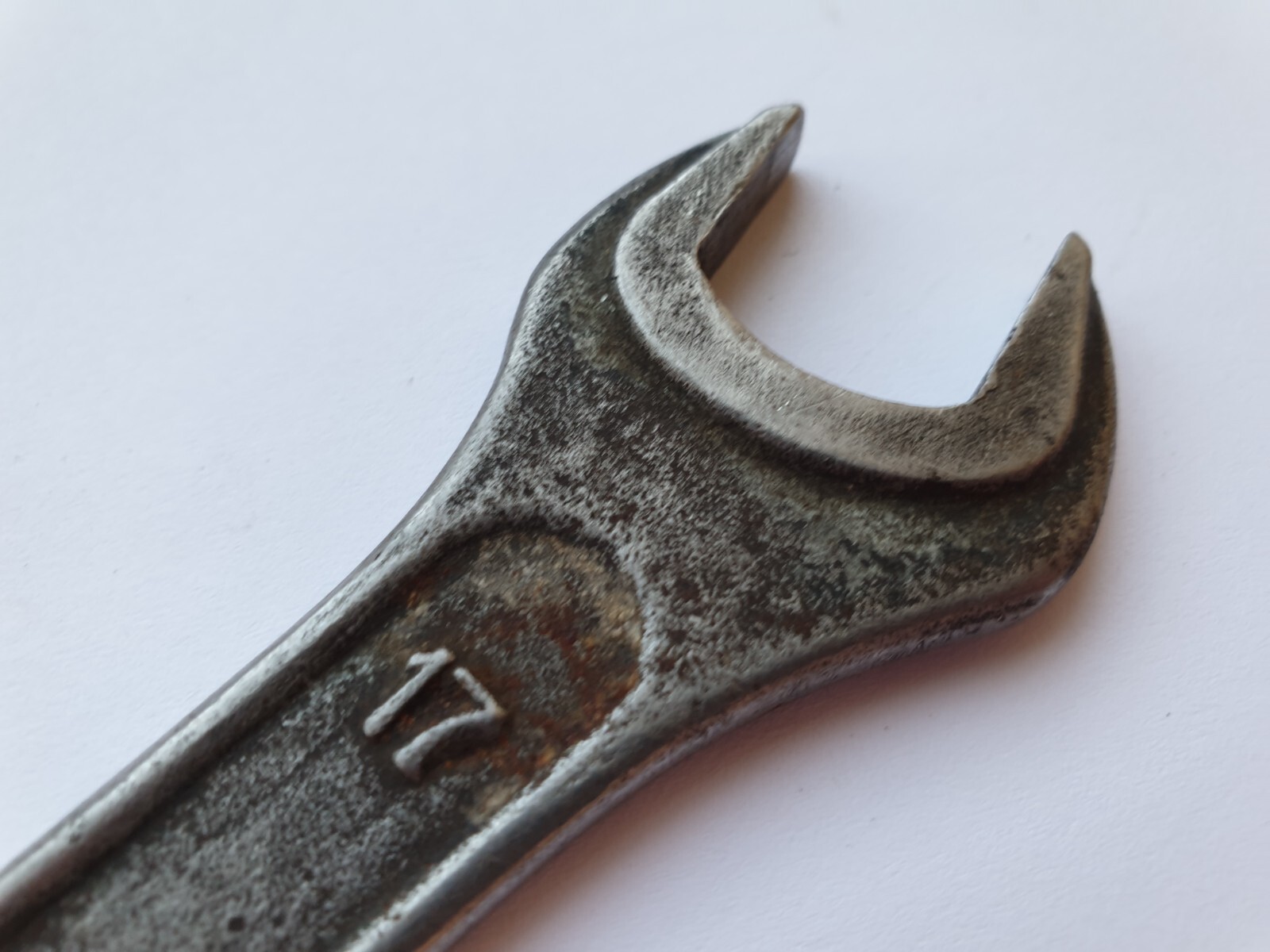 SOVIET VINTAGE WRENCH MADE IN USSR – 14mm x 17mm – OPEN ENDED SPANNER
