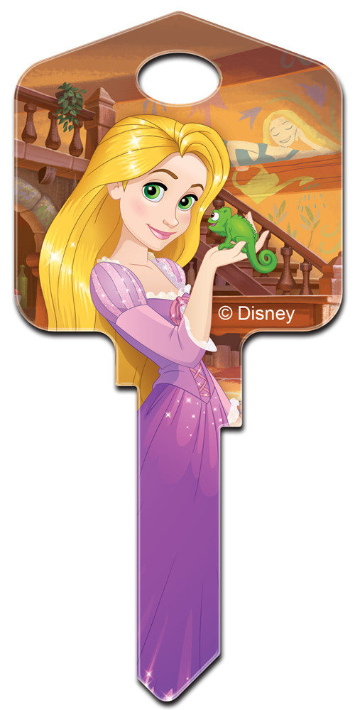 Disney Rapunzel House Key Blank Kwikset KW1/KW10/KW11