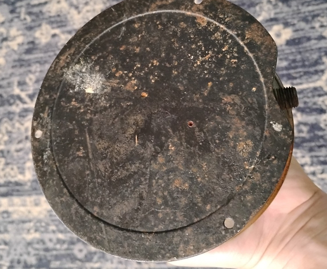 antique Brass Pressure Gauge 6.5 inches Jas. P Marsh & Co. Chicago