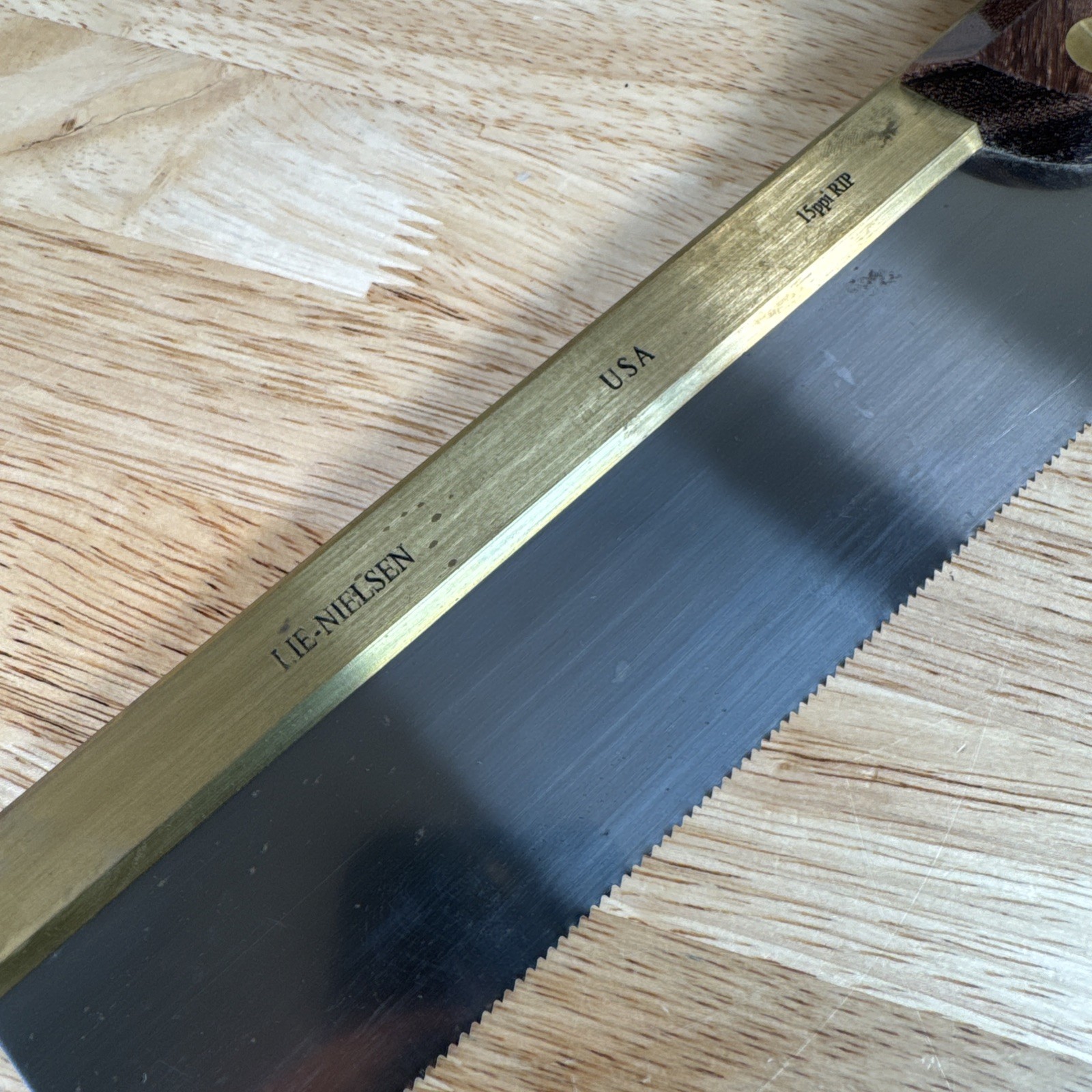 Rare Lie Nielsen Woodcraft 75Th Anniversary Dovetail Backsaw 15ppi Limited Ed.