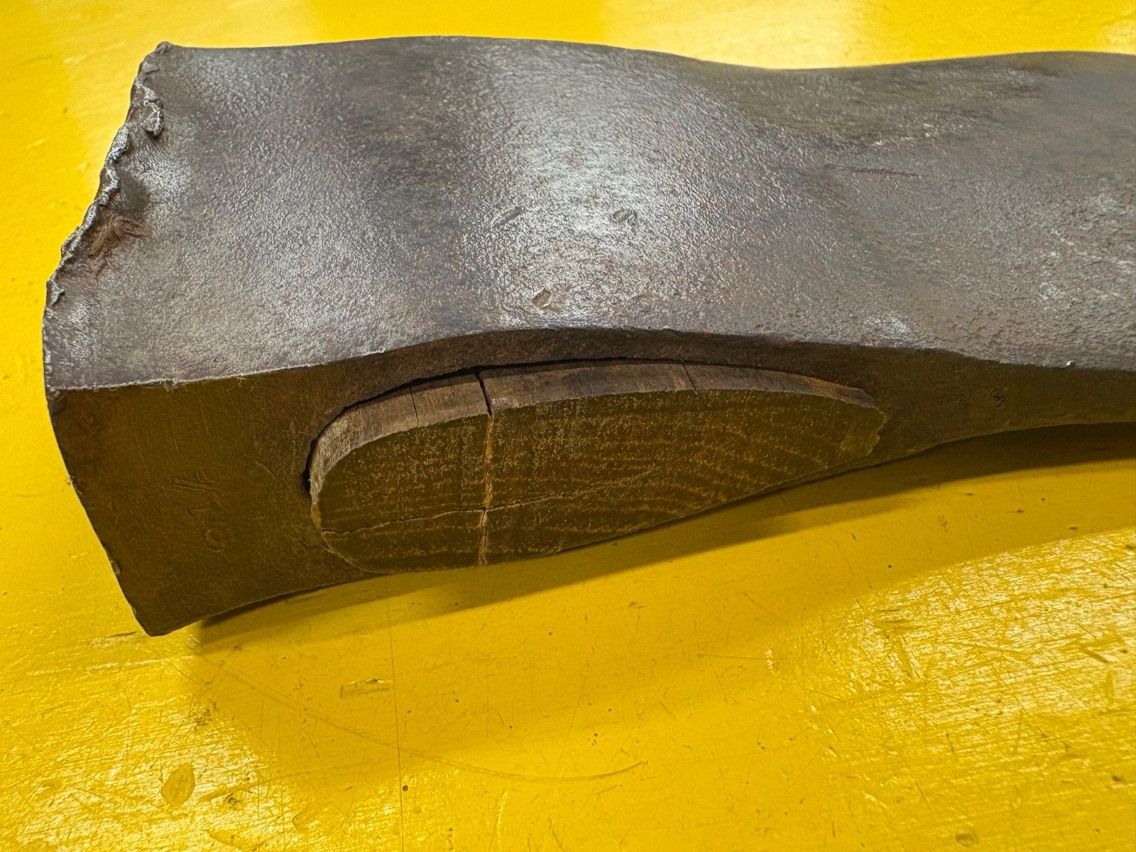 Vintage Craftsman Double Oval Beveled Dayton Pattern Axe Head 3.8lb phantom?